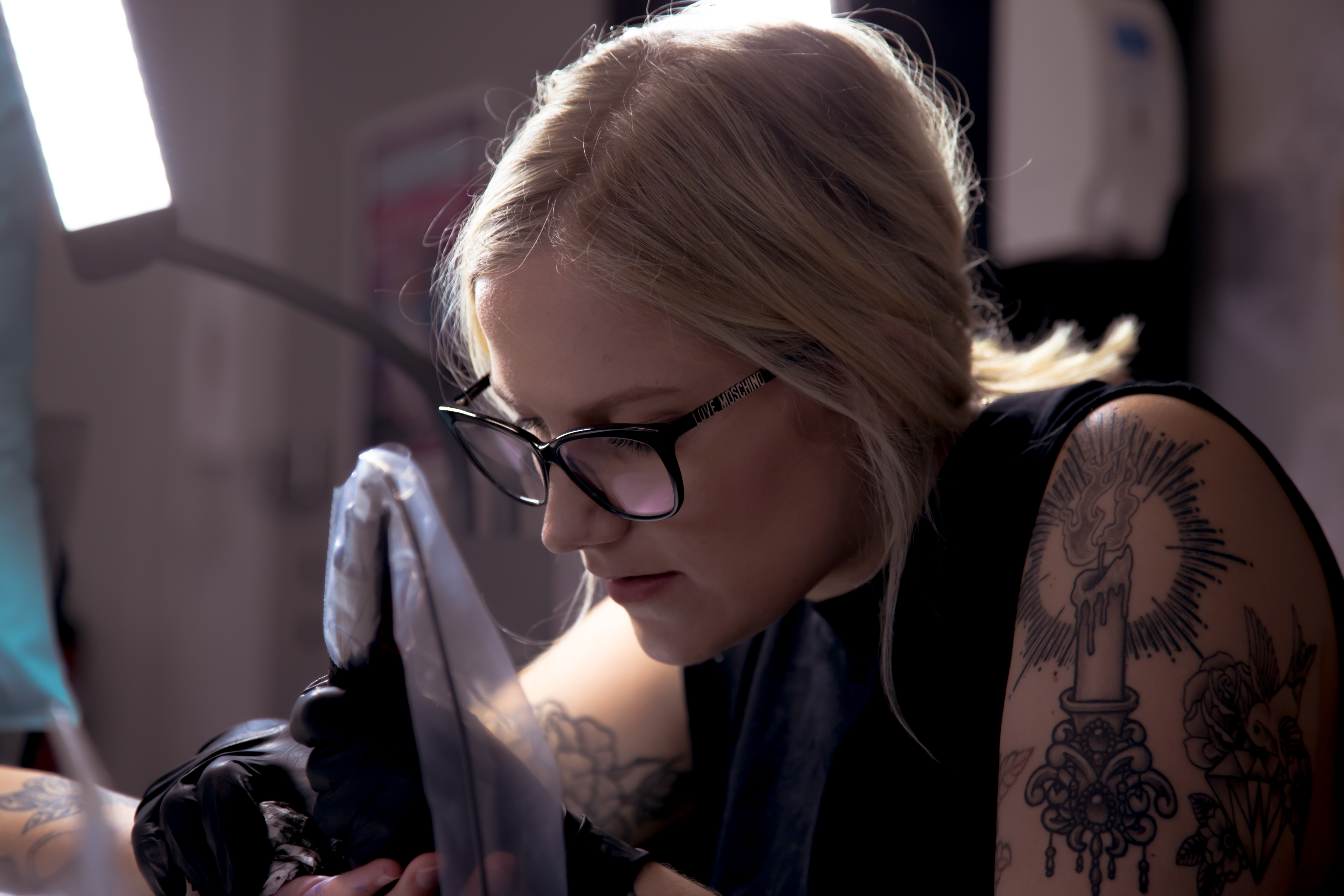 Ellie at work